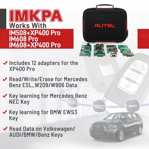 Autel IMKPA accessorio di programmazione chiave, Kit adattatori di programmazione per IM508, IM608, funzione di programmazione IMMO e chiave migliorata - Product Image 5