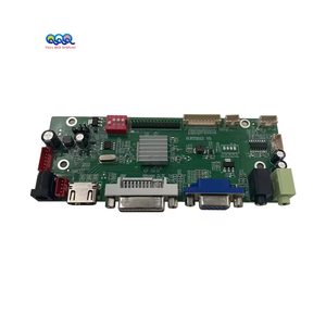 Полный красный три интерфейса Vga Dvihdmi экран плата драйвера Usb плата драйвера ЖК-контроллер универсальная материнская плата - Product Image 1