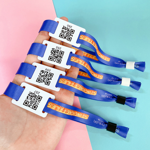13,56 MHz NFC тканевый браслет и NT213 чип RFID браслеты для безопасного события и удобного контроля доступа - Product Image 1