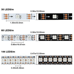 DC5V WS2812B WS2812 WS 2812b 5V 60led/m 144 Pixel RGB Adressierbarer WS2812b LED-Streifen - Product Image 3