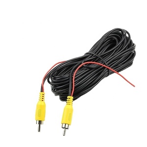 Tetik kontrolü ile özelleştirilebilir koaksiyel araba kamera RCA erkek konnektör PVC ceket geri Video AV uzatma kablosu - Product Image 1