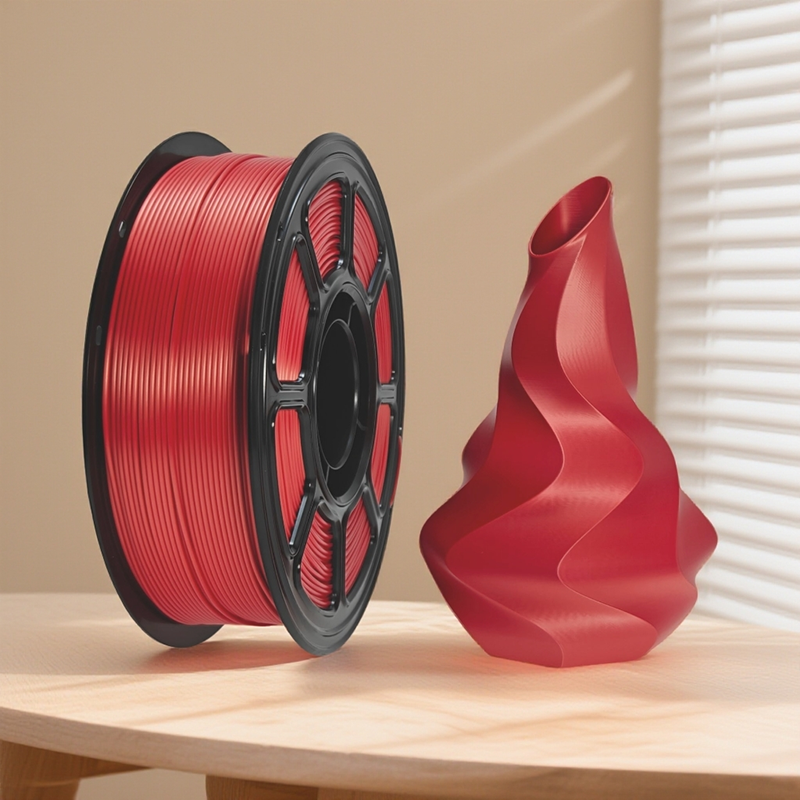 Silk red