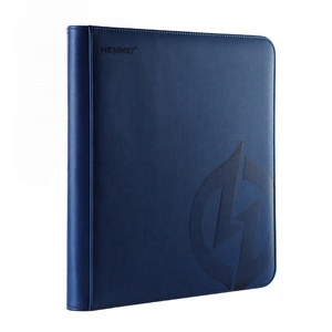 Bao Da Pu Dung Lượng Cao 12 Túi Thẻ Dây Kéo Album Trang Thẻ Giao Dịch Cho Bộ Sưu Tập Thẻ Của Bạn Chất Kết Dính Tải Bên - Product Image 2