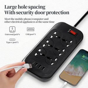 New Style <strong>Multi</strong> Plug Power <strong>Socket</strong> Extension Electric <strong>Socket</strong> <strong>With</strong> Usb Port Smart <strong>Switch</strong> <strong>With</strong> <strong>Socket</strong> - Product Image 5