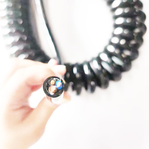 Customize 3/6/8/<strong>10</strong>/12 Core <strong>4</strong>*0.75 mm 2 Jacketed Pvc Rubber Pur Spiral Cable <strong>Cord</strong> Coiled Wire Cable - Product Image 6