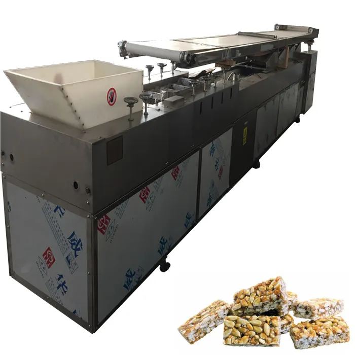 Snack food marshmallow Energy bars moulding machine / oat cereal bar cutter / energy bar maker making production line