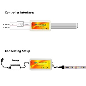 Controlador LED RGBCCT 12-24V, Manual táctil, PWM, barra de luz remota, 2,4G, conexión RF, manual, solución de iluminación remota, producto atenuador - Product Image 5