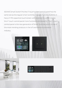 Mvava Smart <strong>Home</strong> Products and Accessories <strong>Home</strong> Complete Automation Control System Multi-functional Control Panel