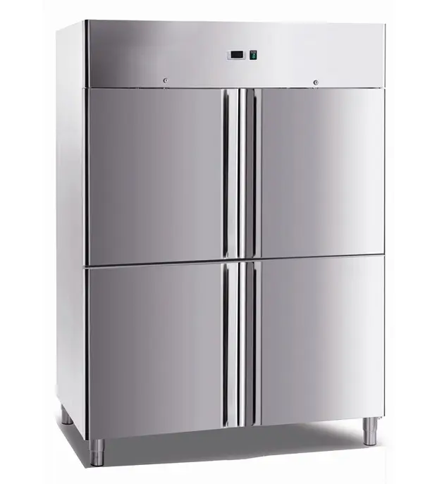 Vitrinas de refrigerador vertical respetuosas con el medio ambiente CNJT congeladores vitrina de refrigerador comercial SS