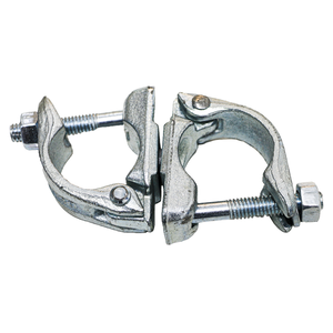Piezas de andamio Tipos galvanizados de abrazaderas de andamio para tubería En 74 Acoplador de andamio fijo y giratorio duradero - Product Image 1