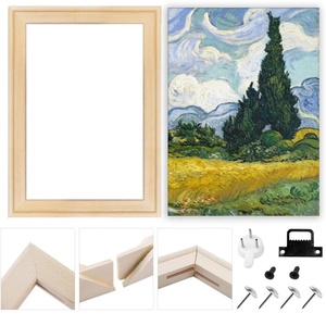 定制A1 A2 A3 A4 11x14 12x16木质相框，带垫子相框 - Product Image 2