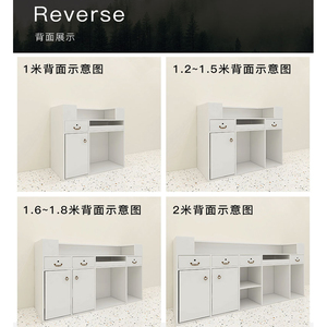 伟大的佛山工厂现代设计办公室柜台桌接待处用于美容水疗中心 - Product Image 4