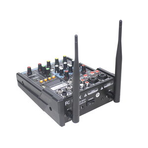 Mezclador de Audio pequeño KTV de 4 canales, amplificador de 4 ohm, 2x60W, 1 entrada/salida AUX, efectos DSP, MP3, USB 2, micrófono Inalámbrico UHF - Product Image 5