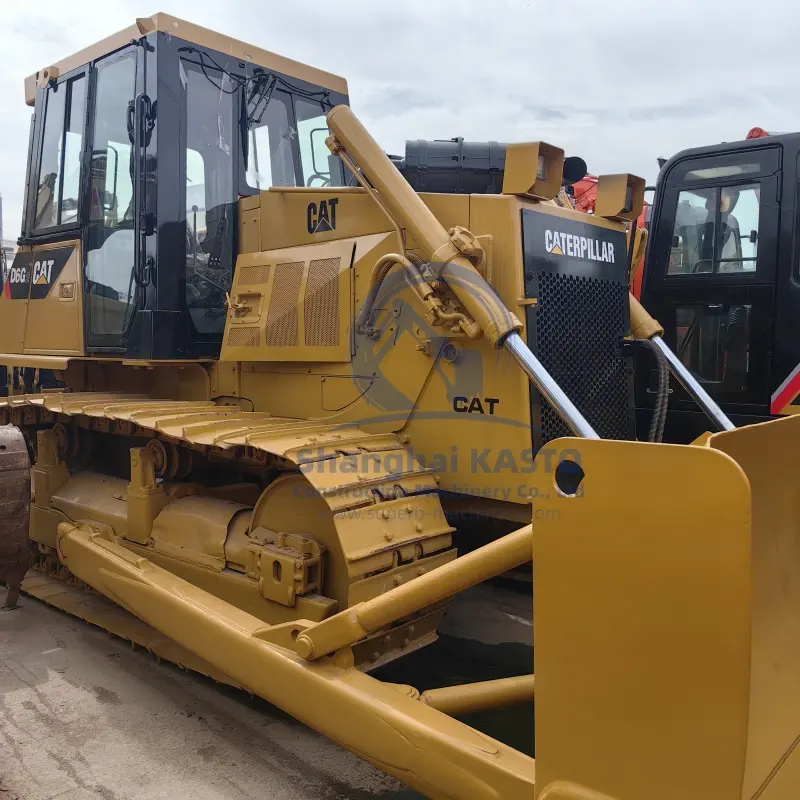 Cheap price Caterpillar used crawler bulldozer D6G with winch original imported used CAT bulldozer D6G in stock