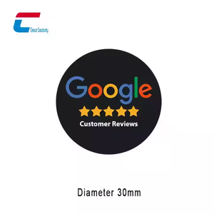 Hot Selling Google Review-Karte Rfid Smart Tag NFC-Etikett Google Review NFC-Aufkleber in Rolle - Product Image 3