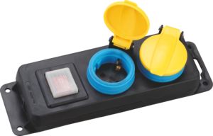 Toma de corriente de extensión de enchufe múltiple IP44 16A personalizable a la venta fácil de usar con soportes a prueba de agua - Product Image 6