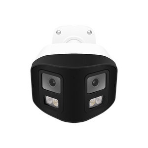 Fabricación de cámara IP de detección humana de Audio bidireccional de doble luz y doble lente de 4MP de doble cámara CCTV panorámica de seguridad