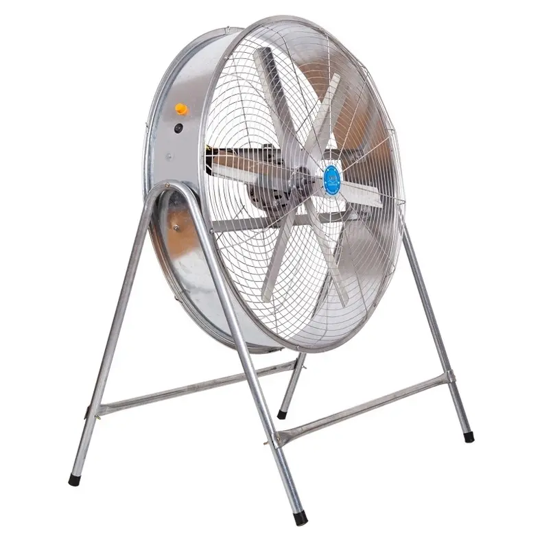 Factory Low Price 32inch High Velocity Industrial Tilting Cooling Drum Fan Blowing Metal Floor Fan