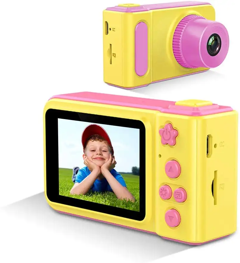 Technology Children's camera Video Cheap Photo Zoo Hd Camcorders Kid Sd Card Digitale Cameras Cute 2 Inch Kids Toy Camera