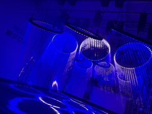 New DMX512 Control Kinetic LED Ring With DMX Led Kinetic <strong>Lighting</strong> System Led Lifting DMX Kinetic Ball - Product Image 6