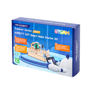 Robotdiy DIY akıllı ev kiti Arduino kiti için Robot marş otomasyon projeleri ahşap ev öğrenme kiti için ESP32