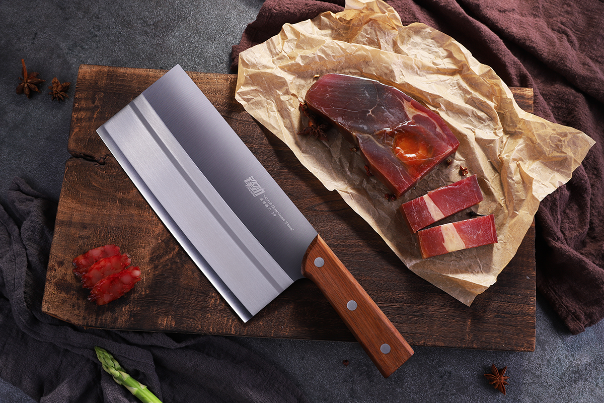 Amazon hot sales stainless steel Chopper Cleaver Knife Custom classic Kitchen Chef Butchers Cleaver