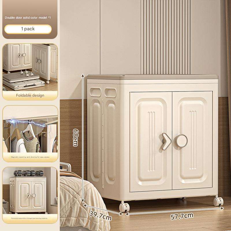 Door door foldable with pulley