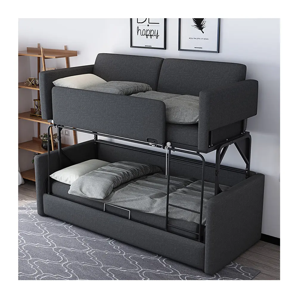Nouvelle tendance canapé-lit pliant meubles de couchage facile à utiliser canapés multifonctionnels mécanisme robuste lit superposé pliant