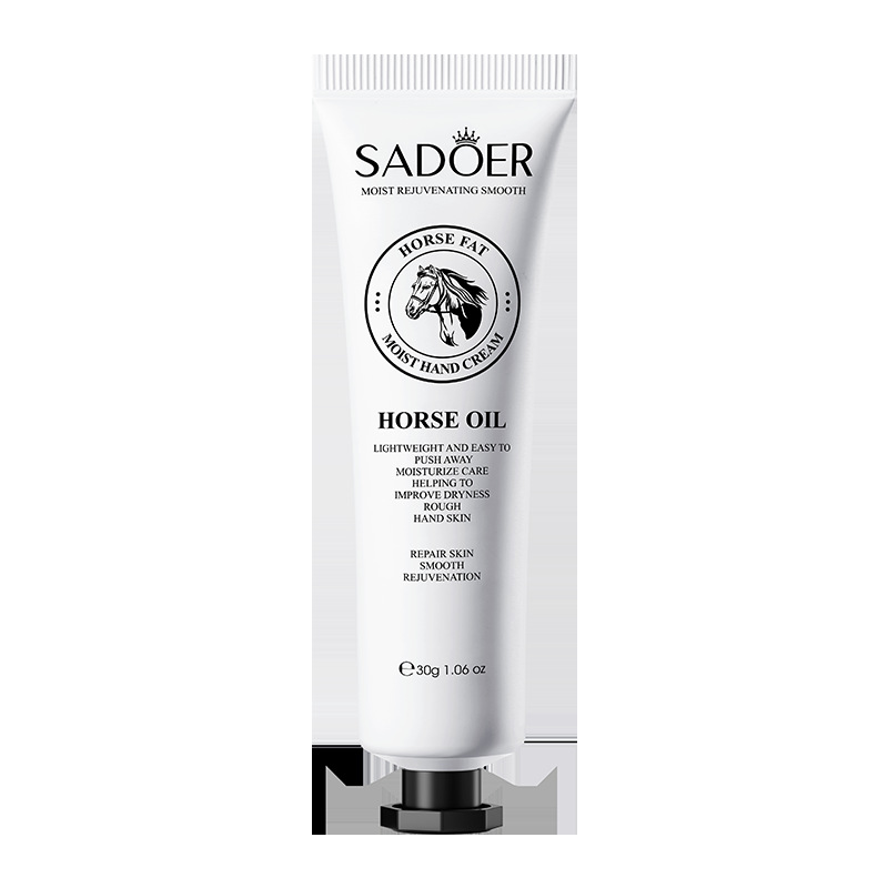 Crème pour les mains à l'huile de cheval