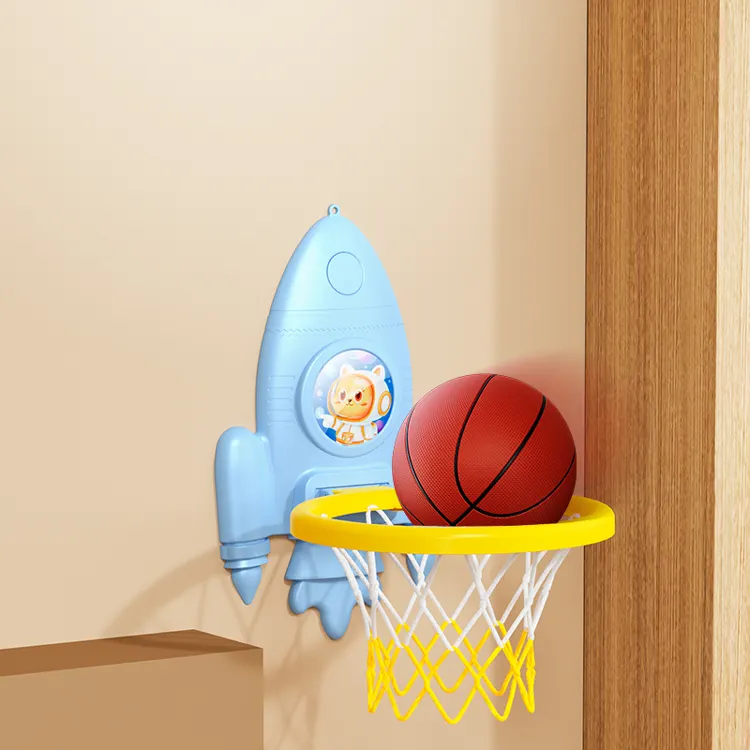Mini argola e bolas de basquete portátil, máquina dobrável para tiro em cores opcionais