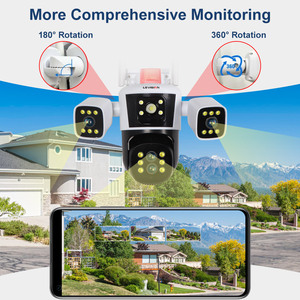 LS VISION 2024 4 lentes 360 PTZ inalámbrico WiFi Detector de movimiento Cámara 6MP con Audio hogar seguridad interior Función de visión nocturna - Product Image 6
