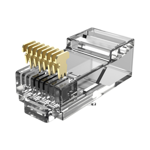 Connettori RJ45 8 p8c UTP spina di rete per CAT6 Standard cavo testa di cristallo solido - Product Image 1