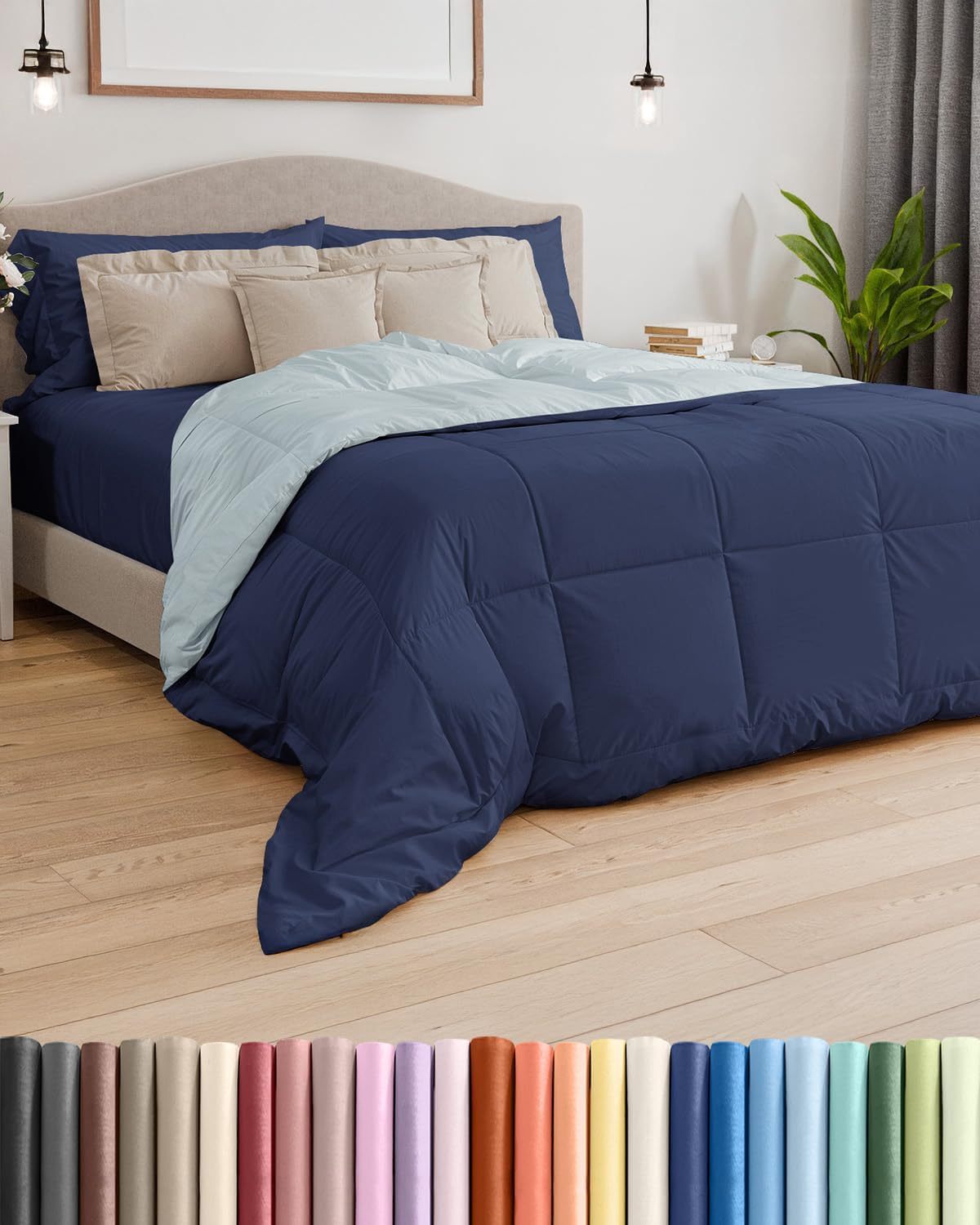 Navy Blue/Sky blue