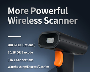 Lettore UHF RFID a lungo raggio con inventario Wifi RFID Scanner palmare per Android & IOS supporta Tag Multi-Card 1D & 2D in magazzino - Product Image 2