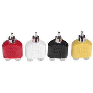 <strong>RCA</strong> Audio Adapter <strong>RCA</strong> Y <strong>Splitter</strong> AV Audio Video Plug Converters <strong>1</strong> Male to <strong>2</strong> Female Digital Cables Adapters Jack Plug - Product Image 2