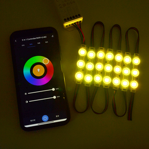 Custom Yellow <strong>3</strong> <strong>Leds</strong> <strong>Led</strong> Module 12 v Small Suze Green 1.5 <strong>Watt</strong> High Brite Addressable <strong>Led</strong> Module - Product Image 6