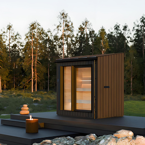 Luxurious square Type Side Door Sauna Rooms Providing <strong>Computer</strong> Control bluetooth Speaker and Lighting <strong>System</strong> and Far Infrared - Product Image 6
