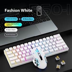RGB Backlit Wired Blue <strong>Switch</strong> Gaming <strong>Mouse</strong> <strong>Keyboard</strong> Set USB for Office Desktop/Laptop <strong>Computer</strong> Accessories Macro Functionality - Product Image 2