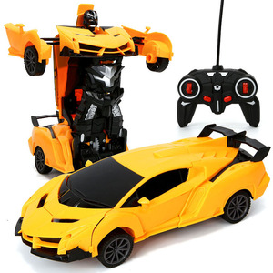 Stokta elektrikli ışık ses şarj uzaktan kumandalı robot rc oyuncak arabalar çocuk için - Product Image 2