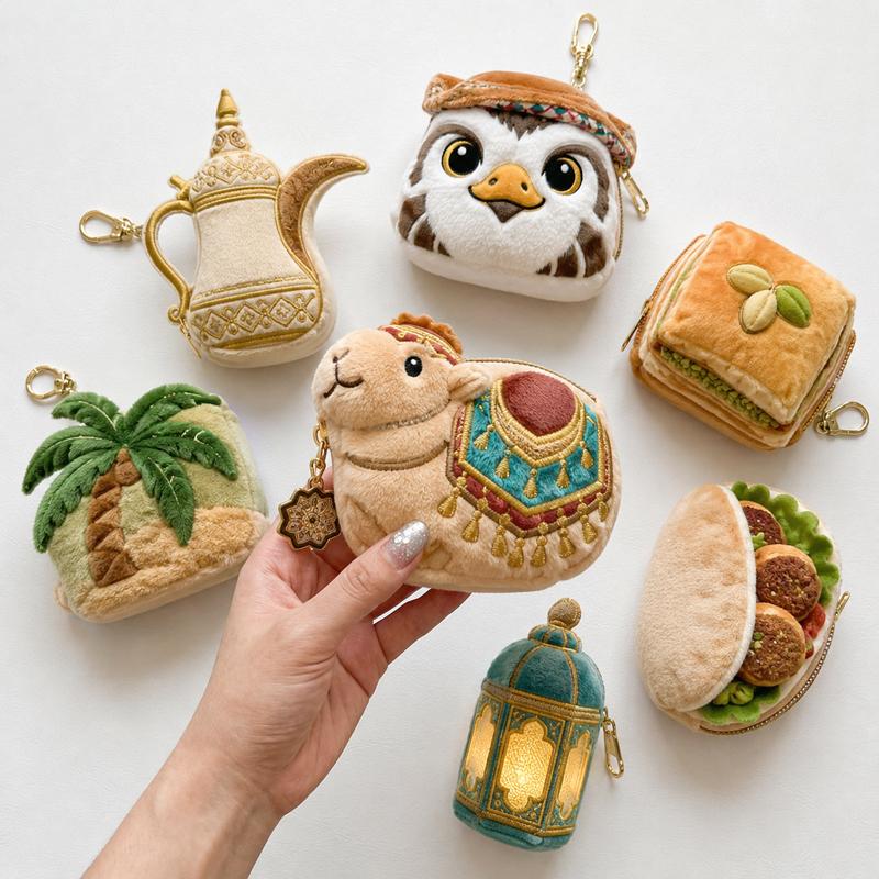 Plush coin purse-36 (Middle Eastern style)