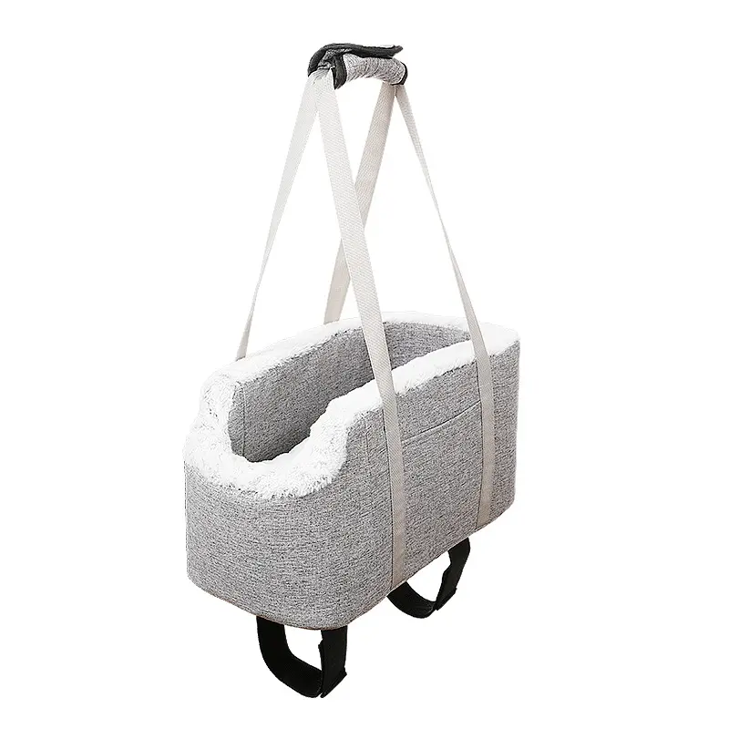 Bolso de mano portátil para exteriores, bolsa de asiento de coche para gato, perro, de viaje, impermeable, de lujo, venta al por mayor