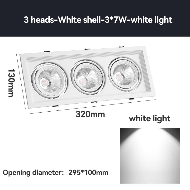 Cabeza MR16-7W-3 -- White-6000K