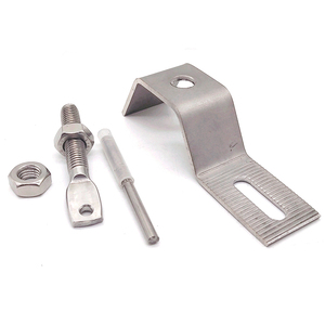In acciaio inox SS304 A2 sistema di supporto da parete di pietra pietra rivestimento staffa di fissaggio - Product Image 5