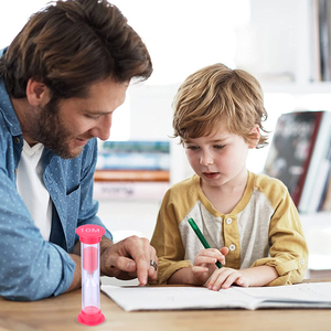 30 Giây 1M-2M-3M-5M-10M Bộ Đồng Hồ Cát Bằng Nhựa Đồng Hồ Cát Để Chơi Game - Product Image 4