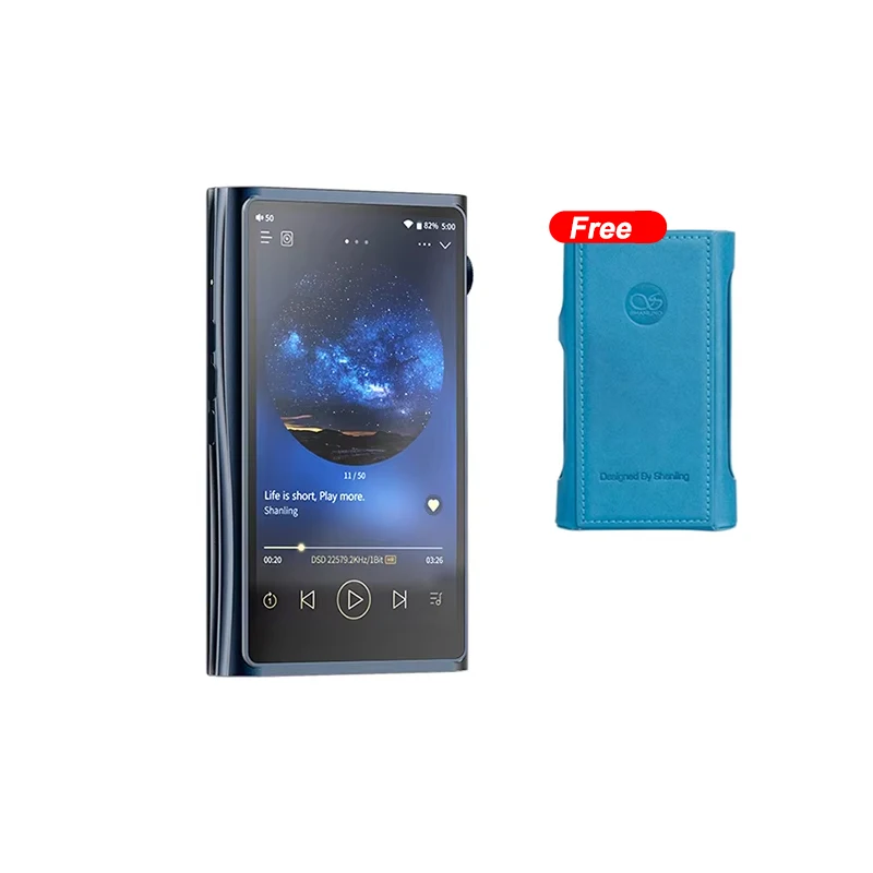 M7 Blue and case