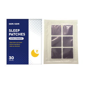 空白の経皮パッチはジェットラグを排除しますメラトニン睡眠ステッカープライベートラベル不眠症を改善するための良い睡眠パッチ