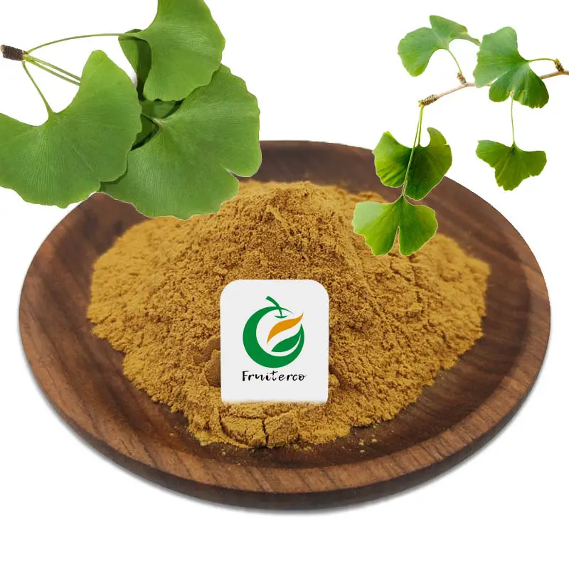 Fruiterco Số Lượng Lớn 24.0% Flavones 6.0% Lactones 24/6 Ginkgo Leaf Extract Powder Ginkgo Biloba Extract