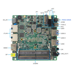 High Quality NUC Motherboard 8145U 8265U Dual Port Robot Industrial <strong>Control</strong> All-in-one Machine Mini Office <strong>Computer</strong> Mainboard - Product Image 3