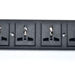 4ウェイPDU電源タップ過負荷保護装置付きユニバーサル電源タップ4ポートソケットコンセントはサーキットブレーカースイッチで延長