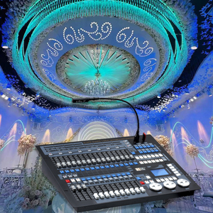 ตัวควบคุมช่อง 1024 พร้อม Dmx 512 สัญญาณตัวควบคุม Dmx รองรับ RDM Artnet R20 ห้องสมุดอุปกรณ์แสงเวทีคอนโซล Dj - Product Image 5